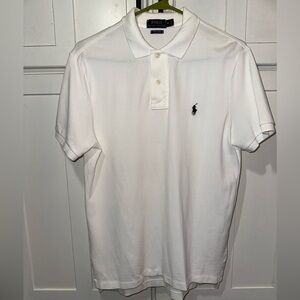 Polo by Ralph Lauren Men's White Polo Shirt Size Medium